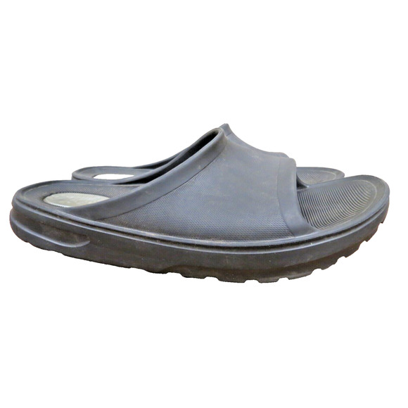 My Pillow Sandals Slides Men’s Size 11 Black Foam Comfort Slip Ons - Picture 4 of 7